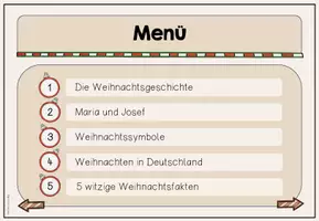 Vorschau - Mal- und Bastelvorlagen - Weihnachten: Flipbook mit interaktiver Wissenskartei - Seite 2