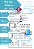 Vorschau - Arbeitsblätter - Survey project: Topics in "The Circle" (by Dave Eggers) - Deckblatt