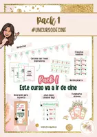 Vista previa - Decoración del aula - Pack 1 - Este curso va a ir de cine - Portada