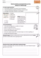 Vorschau - Arbeitsblätter - Experiment - Löslichkeit - Einfluss von Spülmittel - Seite 2