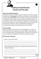 Vorschau - Arbeitsblätter - Structural Racism in The USA Reading Comprehension - Seite 2