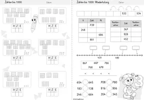 Vorschau - Arbeitsblätter - Zahlenraum 1000 – Mathematik Klasse 3 Komplettpaket | Grundschule - Seite 3