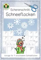 Vorschau - Arbeitsblätter - Scherenschnitt: Schneeflocken basteln - Deckblatt