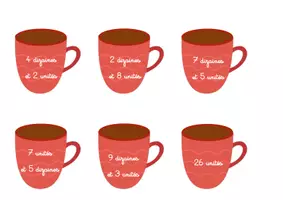 Aperçu - Apprentissages en autonomie - Chocolat chaud en numération - Page 1