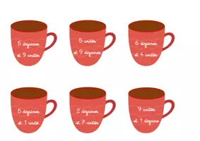 Aperçu - Apprentissages en autonomie - Chocolat chaud en numération - Page 2