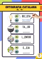 Vista previa - Unidades / Secuencias / Situaciones de Aprendizaje - Exercicis d'Ortografia Catalana MB/NV - Portada