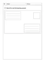 Vorschau - Arbeitsblätter - Großer Leistungsnachweis GLN Persönlicher Brief schreiben - Seite 2