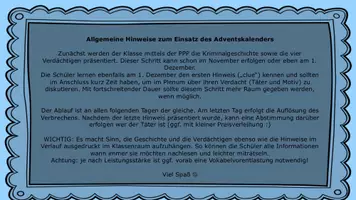 Vorschau - Spiele - Advent Calendar - Crime Story - Christmas - Seite 1