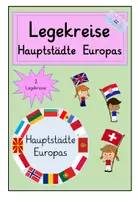 Vorschau - Spiele - Zwei Legekreise Hauptstädte Europas mit Flaggen - Deckblatt