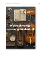 Vorschau - Unterrichtsreihen - Wahrnehmungssteuerung durch Musik - Unterrichtsreihe - Seite 1