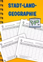 Vorschau - Spiele - Stadt-Land-Fluss: Geografische Weltreise (Klasse 5-12) - Deckblatt