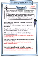 Vorschau - Arbeitsblätter - Satzreihe - Satzgefüge - Haupt- und Nebensätze - Seite 3