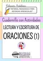 Vista previa - Hojas de trabajo - Actividades: LECTURA Y ESCRITURA DE ORACIONES I - Portada