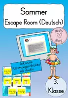 Vorschau - Merkblätter - Materialpaket: Escape Rooms Interactive (Deutsch, Klasse 3) - Seite 1