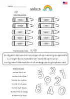 Vorschau - Arbeitsblätter - Materialsammlung Colors/Colours Englisch - Seite 1