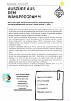 Vorschau - Arbeitsblätter - Bundestagswahl 2025 - Deckblatt