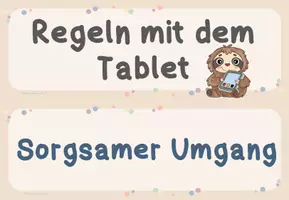 Vorschau - Poster - Materialpaket - Tabletregeln - Seite 2