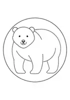 Vorschau - Arbeitsblätter - runde Prickelbilder / Fensterbilder Thema Winter - Grundschule - Bastelvorlagen - Seite 2