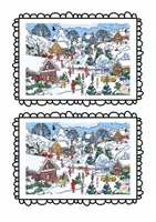 Vorschau - Spiele - WINTER Wimmelbild mit passenden Wörtern - Bildbeschreibung - Seite 3