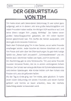 Vorschau - Arbeitsblätter - Materialpaket - Leseverstehen Deutsch - Seite 2