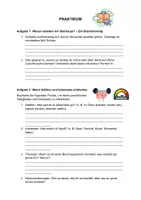 Vorschau - Stundenentwürfe - PRAKTIKUM - Komplette Unterrichtsreihe - Deckblatt