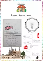Vorschau - Arbeitsblätter - London Sights: Flipbook & Landeskunde - Englisch - Kl. 3/4 - Deckblatt