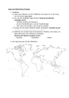 Vorschau - Arbeitsblätter - AB Lage und Abgrenzung Europa - Seite 1