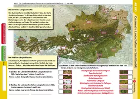 Vorschau - Arbeitsblätter - Österreichs Landschaften im Satellitenbild - Deckblatt