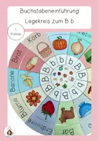 Vorschau - Spiele - Buchstabeneinführung B b Legekreis - Deckblatt