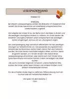 Vorschau - Arbeitsblätter - Lesespaziergang Herbst Klasse 1 und 2 - Seite 1
