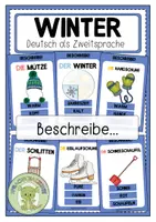 Vorschau - Fördermaterial/Inklusion - WINTER Beschreibe! / Sag es nicht! - Deckblatt