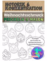 Vorschau - Arbeitsblätter - Weihnachten Bastelidee Christbaumkugeln Weihnachtsschmuck - Deckblatt