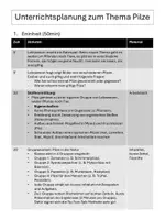 Vorschau - Arbeitsblätter - Pilze - gesamte Unterrichtsplanung - Seite 3