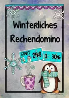 Vorschau - Spiele - Winterliches Rechendomino - Deckblatt