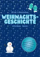 Vorschau - Arbeitsblätter - Arbeitsblatt Weihnachtsgeschichte (Groß- & Kleinschreibung) - Deckblatt