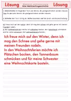 Vorschau - Arbeitsblätter - Arbeitsblatt Weihnachtsgeschichte (Groß- & Kleinschreibung) - Seite 3