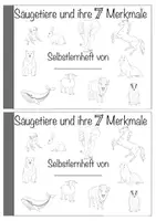 Vorschau - Stundenentwürfe - Selbstlernheft zu den Säugetieren / Säugetiermerkmale - Seite 1