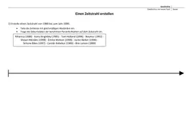 Vorschau - Arbeitsblätter - Mein Zeitstrahl/Meine Zeitleiste - Arbeitsblätter - Seite 2