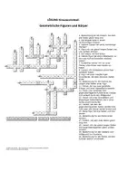 Vorschau - Interaktives Material - Kreuzworträtsel: Geometrische Figuren & Körper (mit Lösung) - Seite 1