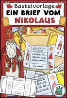 Vorschau - Mal- und Bastelvorlagen - Briefe vom Nikolaus #rabattstattrute - Deckblatt