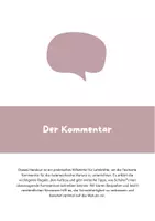 Vorschau - Merkblätter - Der Kommentar - Deckblatt