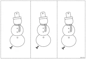 Vorschau - Mal- und Bastelvorlagen - Lesezeichen basteln Weihnachten, Winter DIY | Kl. 1 - 4 - Seite 3