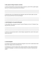 Vorschau - Arbeitsblätter - Internetrecherche zum Thema Öko-Label (Nachhaltigkeit, Greenwashing) - Seite 1