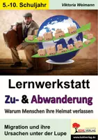 Vorschau - Arbeitsblätter - Lernwerkstatt Zuwanderung und Abwanderung | Migration, Flucht, Integration, Gastarbeiter, Vorurteile, Rassismus | Geschichte Politik Gesellschaft Klasse 5-10 Lösungen - Deckblatt