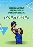 Vista previa - Unidades / Secuencias / Situaciones de Aprendizaje - SDA DESARROLLADA - VOLEIBOL - 1º ESO - Portada