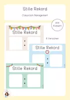 Vorschau - Spiele - Classroom Management: Stille Rekord (Visualisierung) - Deckblatt
