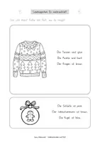 Vorschau - Arbeitsblätter - Lesehäppchen Es weihnachtet! (Klassen 1 und 2) - Seite 1