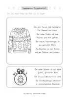Vorschau - Arbeitsblätter - Lesehäppchen Es weihnachtet! (Klassen 1 und 2) - Seite 3
