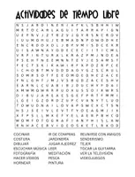 Vorschau - Spiele - Suchsel, Wortsuchrätsel Spanisch Español - Deportes y Tiempo Libre - Seite 3