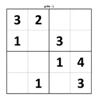 Aperçu - Feuilles d'exercices - Sudoku 4x4 pour les enfants avec solutions 200 pages - Page 1